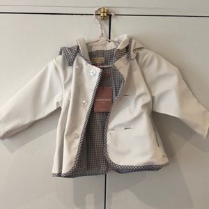 NWT NECK&NECK Raincoat 12-18 months